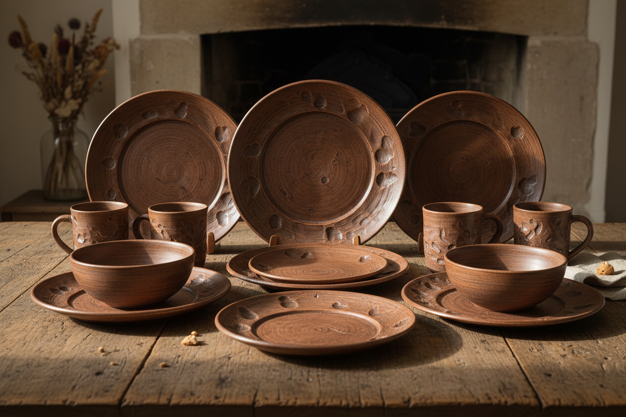 Rustic Handcrafted Pottery Dinnerware
