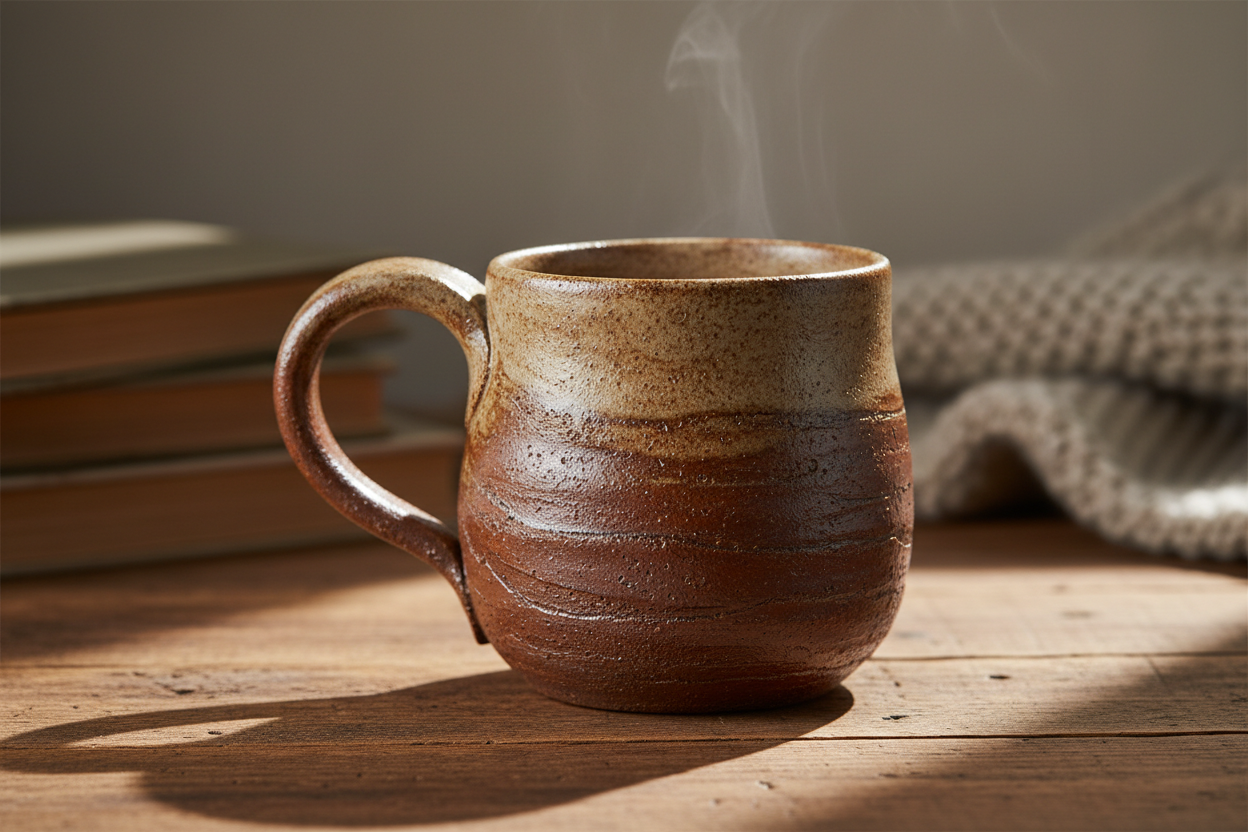 质朴手工陶艺杯