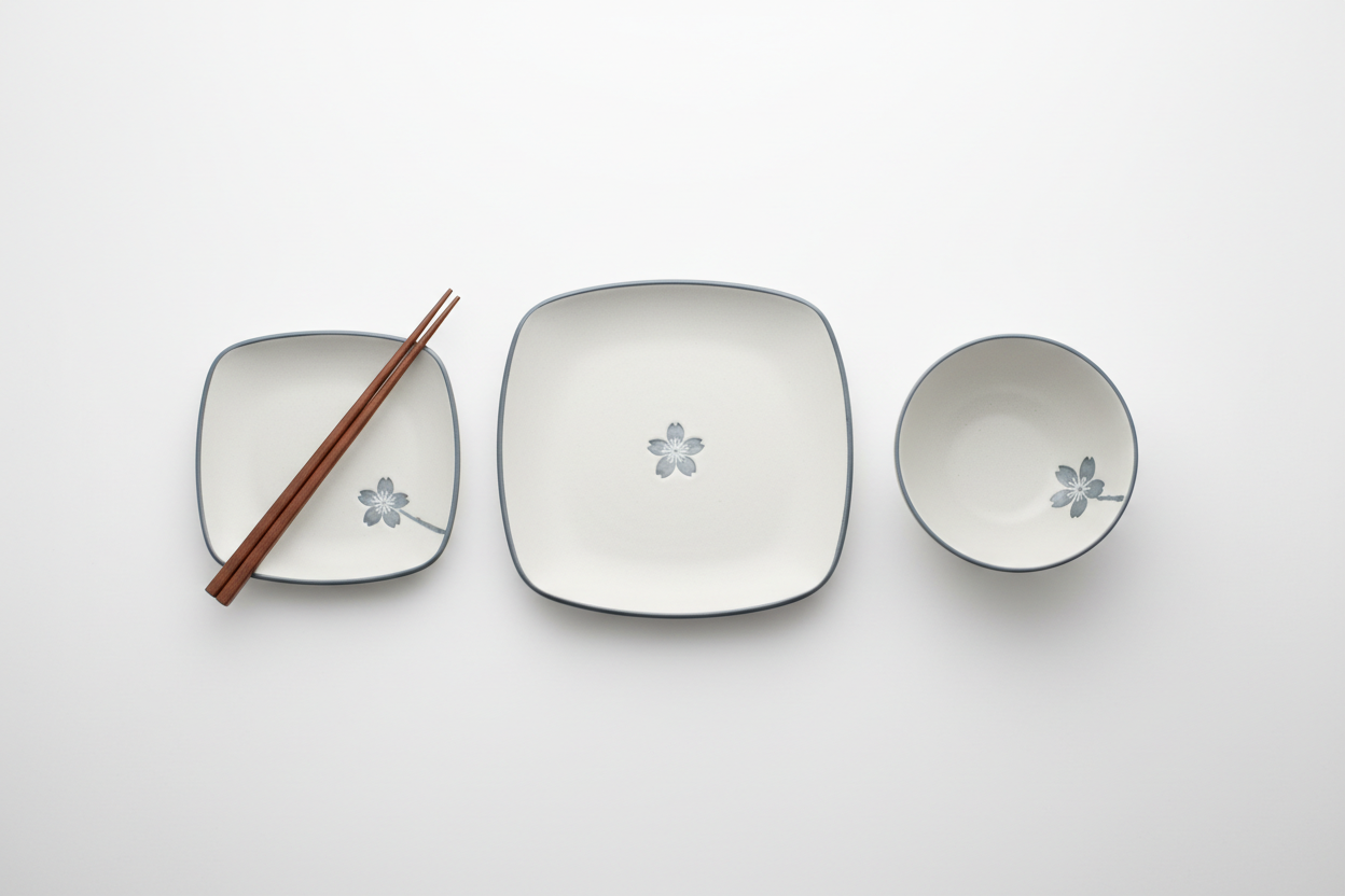 Japanese-Inspired Minimalist Dinnerware