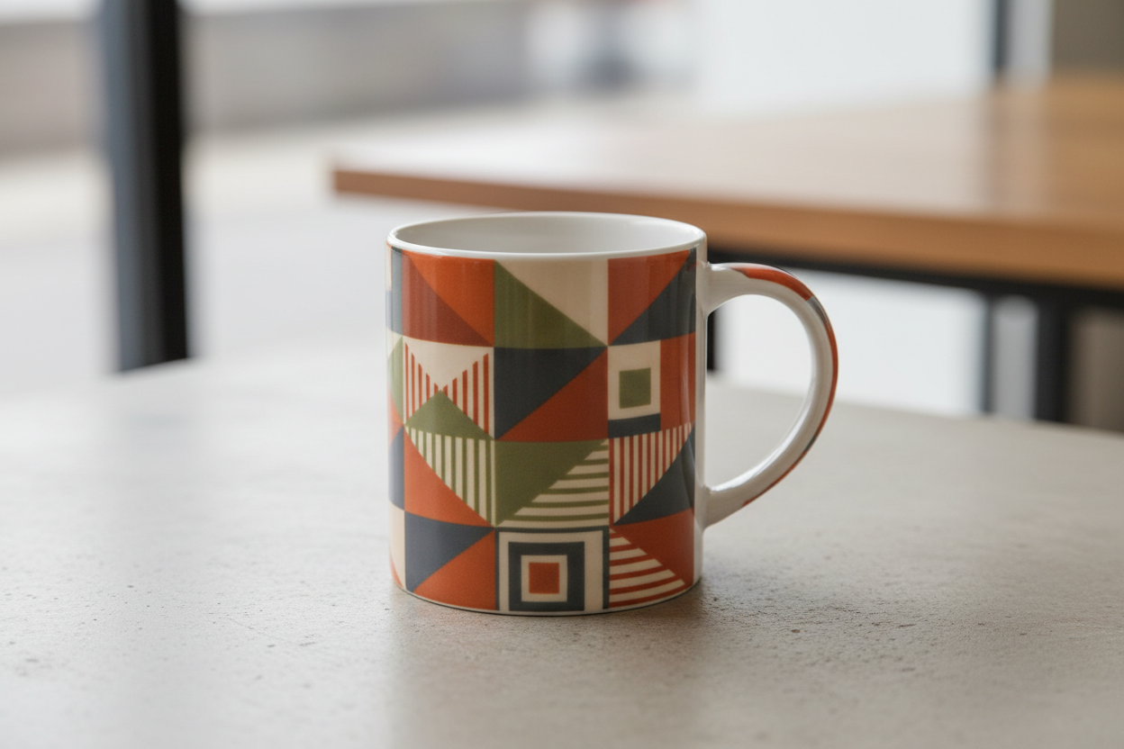 Modern Geometric Pattern Mug