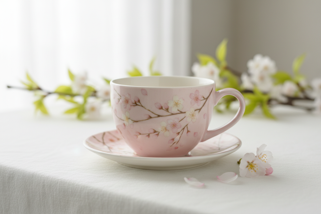 Pink Cherry Blossom Mug