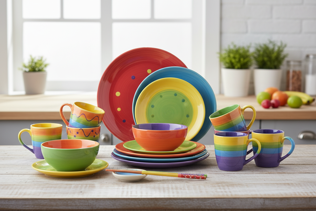 Colorful Rainbow Series Dinnerware