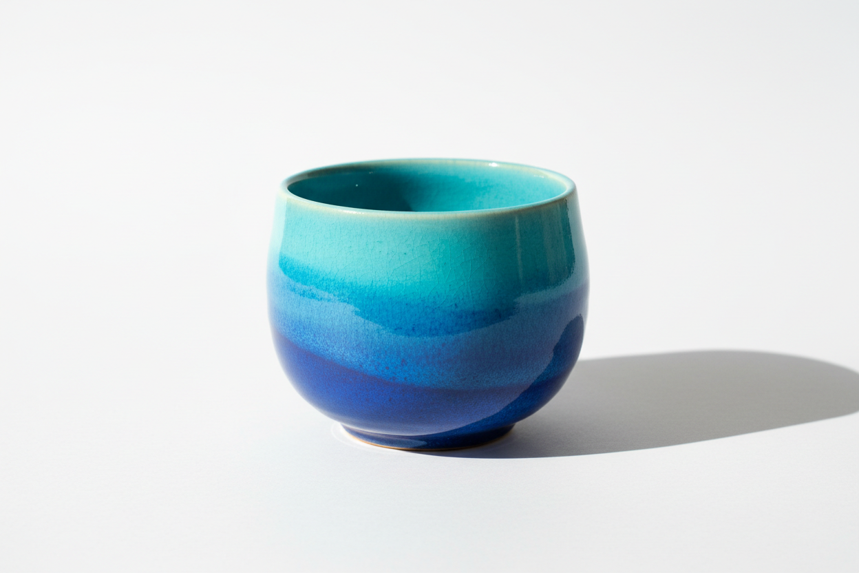 Gradient Glaze Tea Cup
